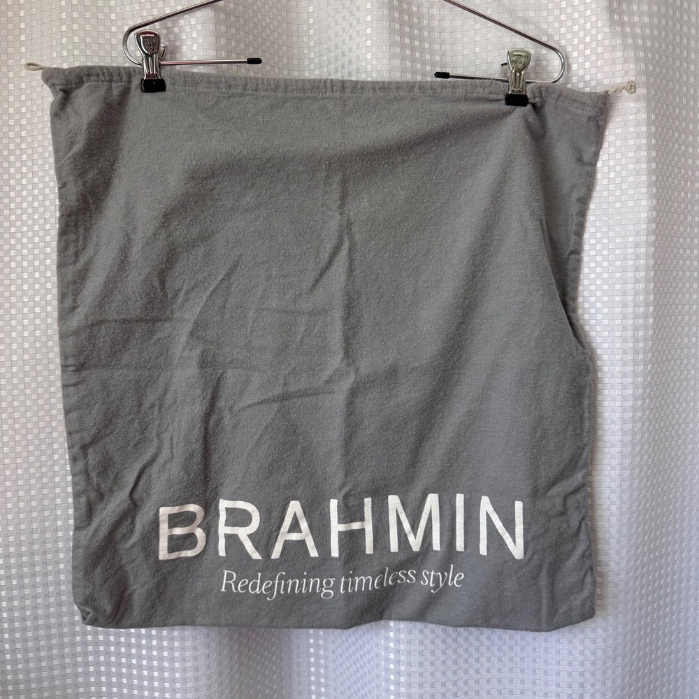 Brahmin Gray Dust Bag19" x 19" w/ Drawstring